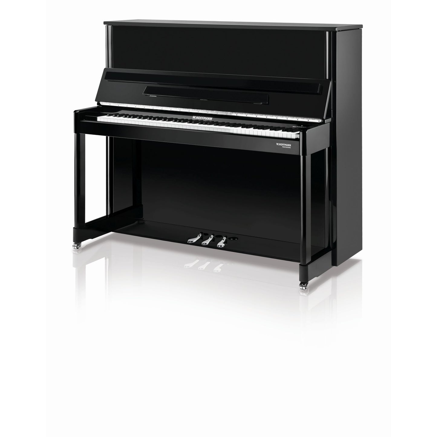 W. Hoffmann Professional P126 Upright Piano in Polished Ebony