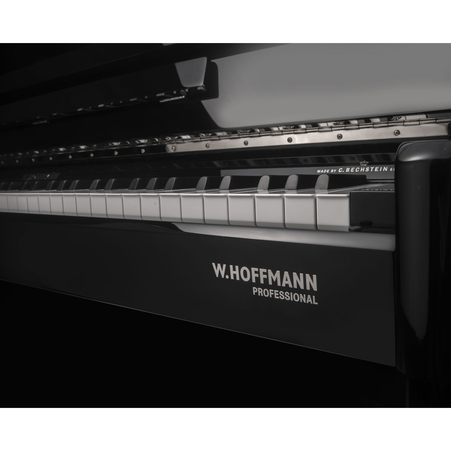 W. Hoffmann Professional P120 Upright Piano in Polished Ebony