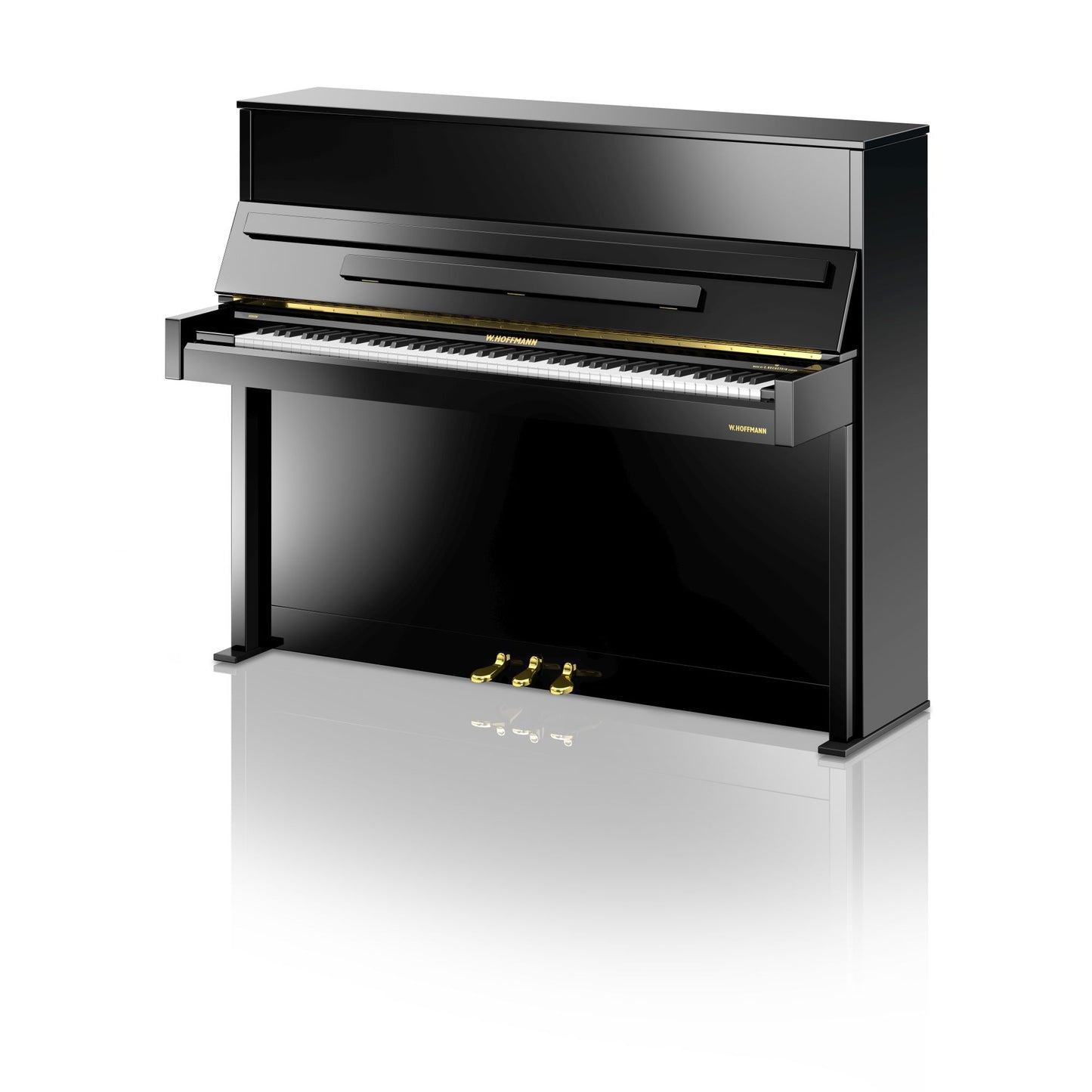 W. Hoffmann Vision V4 Upright Piano in Polished White