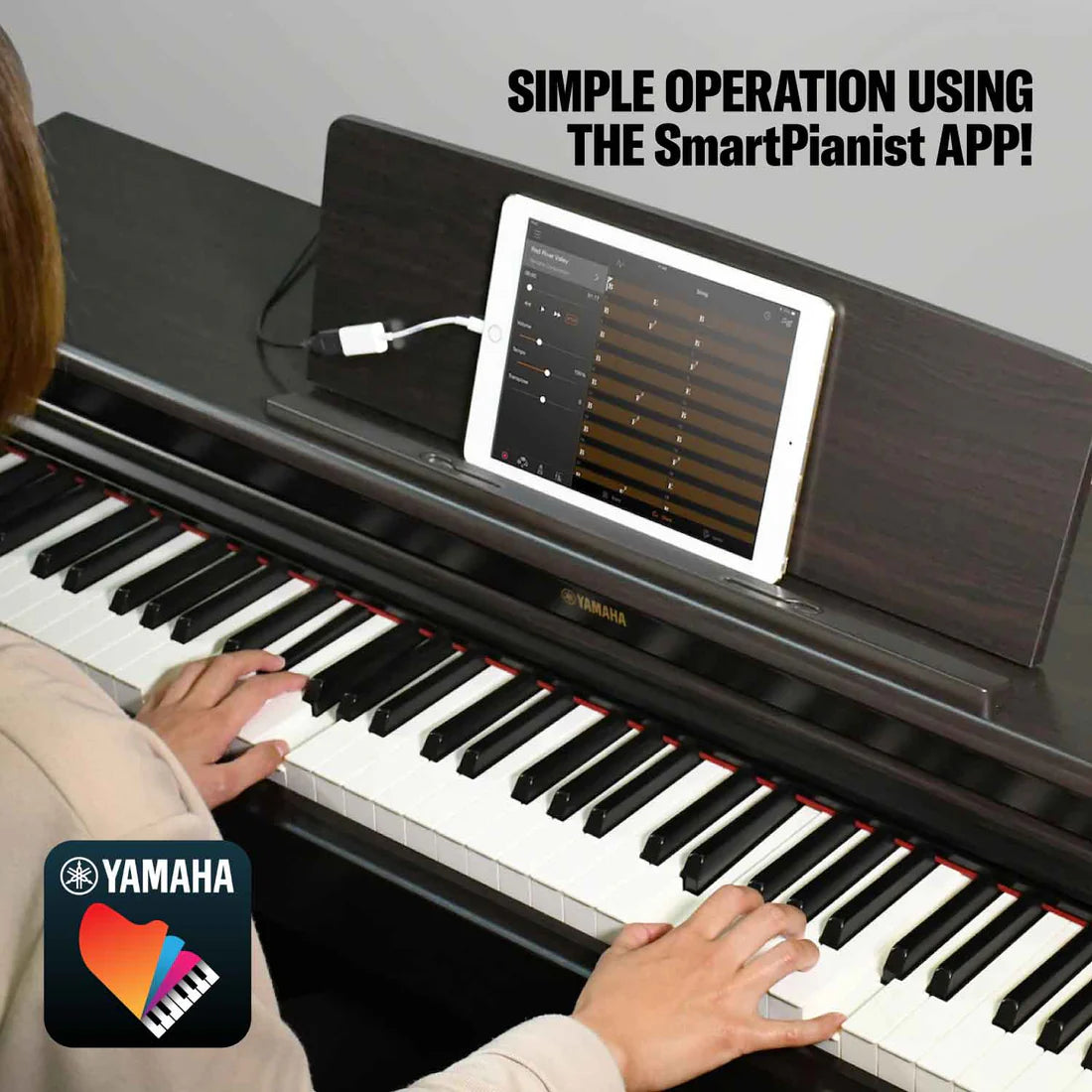 Yamaha YDP145 Rosewood Digital Piano; Serial No: BCCL01001; Ex Display Model; 3 Year Warranty