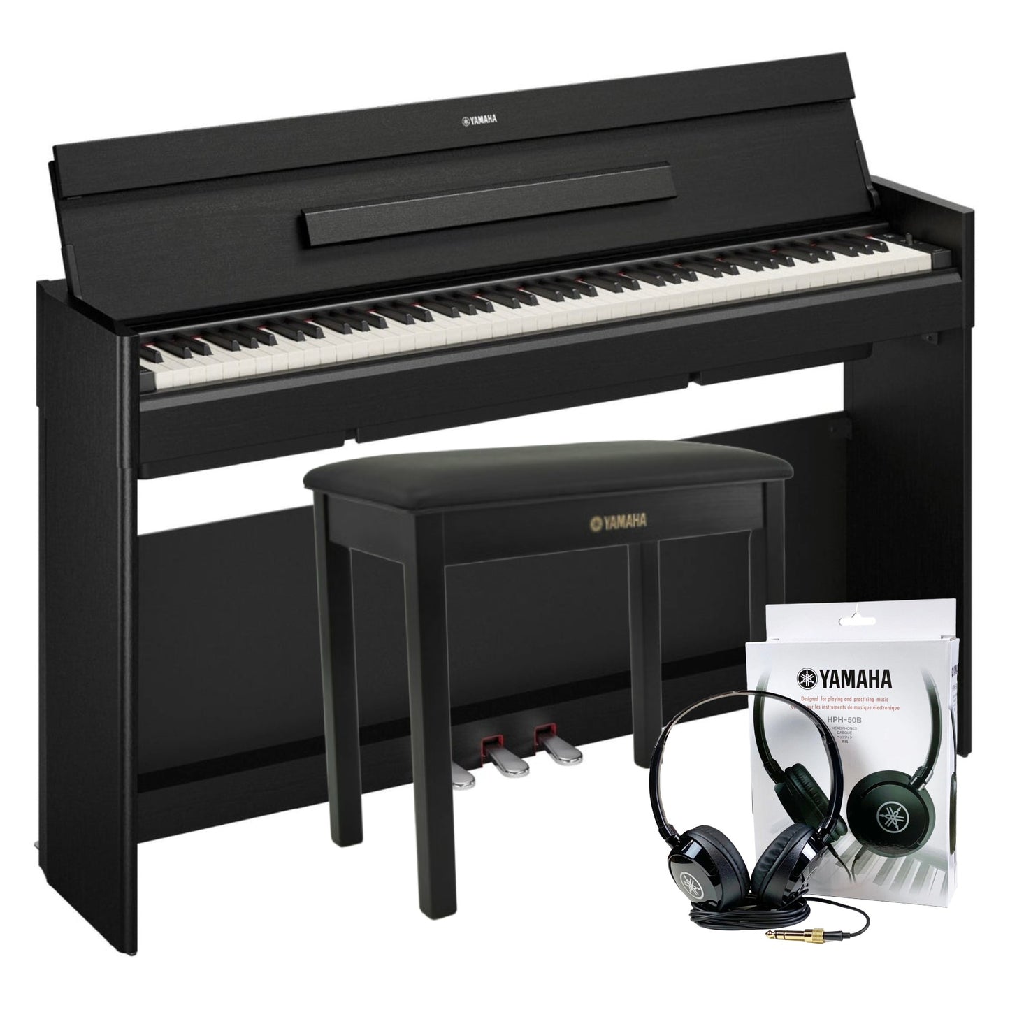 Yamaha YDP-S56 Black Digital Piano Branded Package