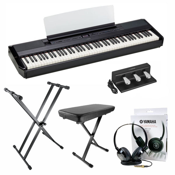 Yamaha P525 Digital Piano Premium Package; Black