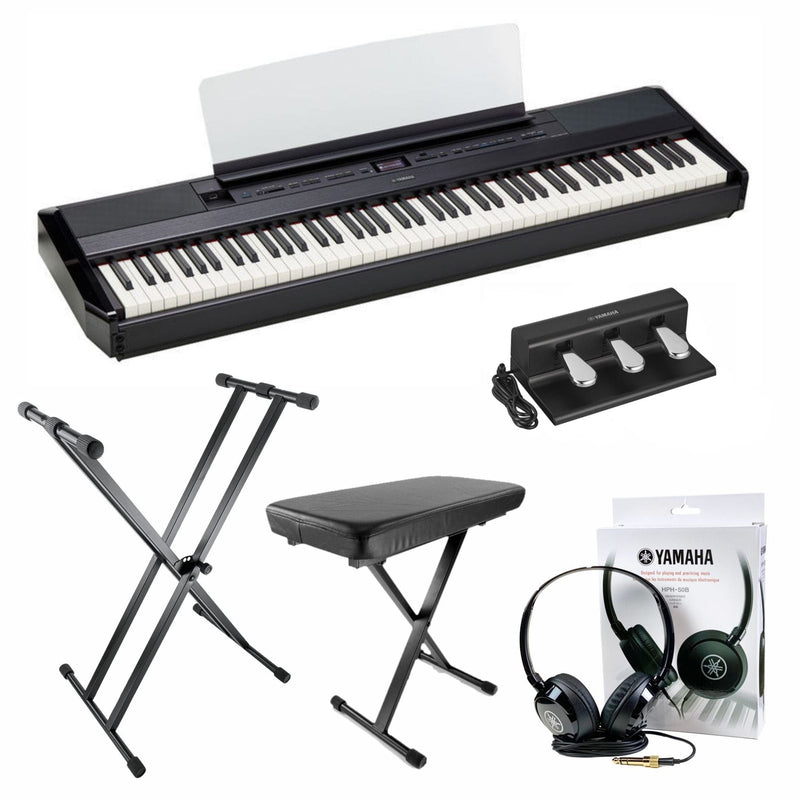 Yamaha P525 Digital Piano Premium Package; Black