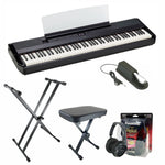Yamaha P525 Digital Piano Value Package; Black