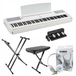 Yamaha P525 Digital Piano Premium Package; White