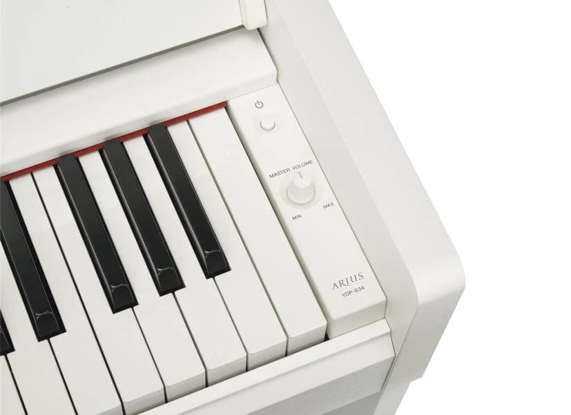 Yamaha YDP-S35 White Digital Piano; Serial No: BCFM01007; Ex Display Model; 3 Year Warranty