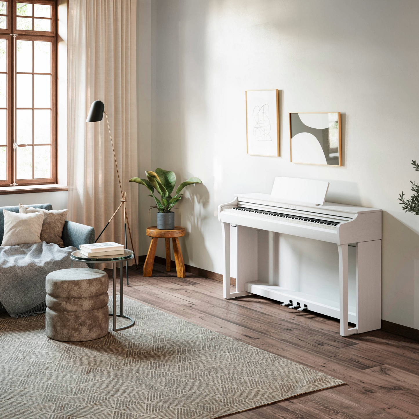 Yamaha CLP825WH White Clavinova Digital Piano