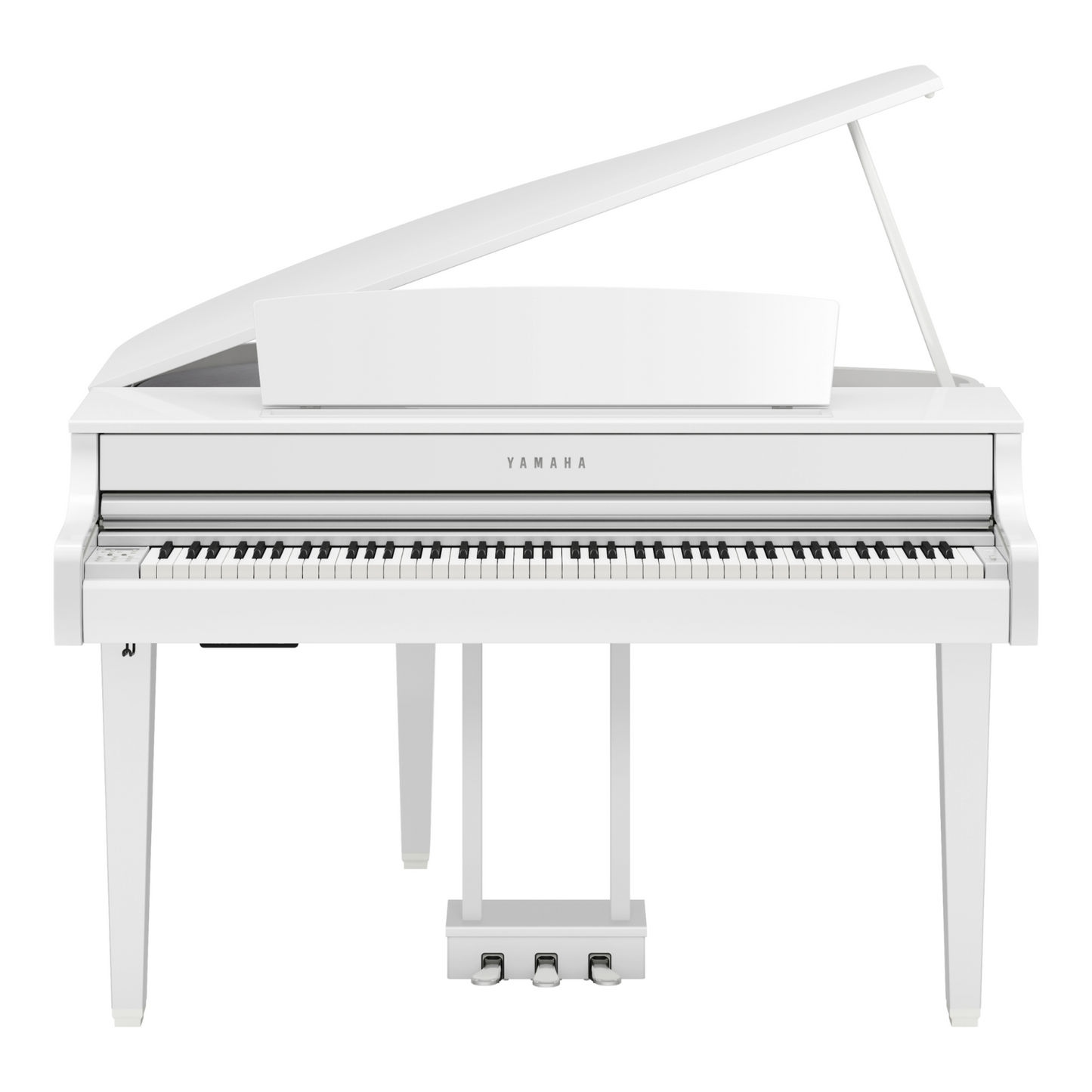 Yamaha CLP865GP Polished White Concert Package
