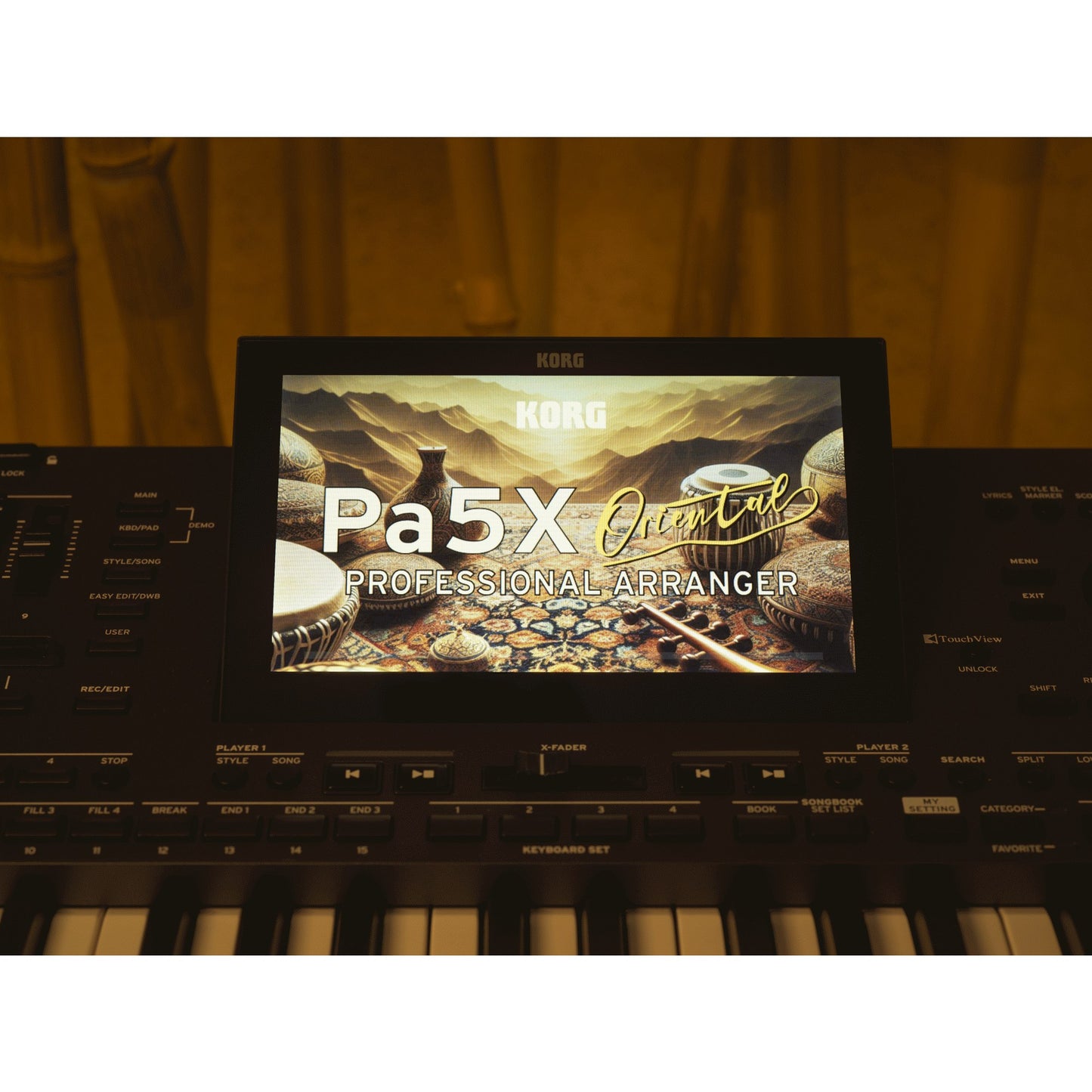 Korg Pa5X Oriental 76 Key Professional Arranger Keyboard
