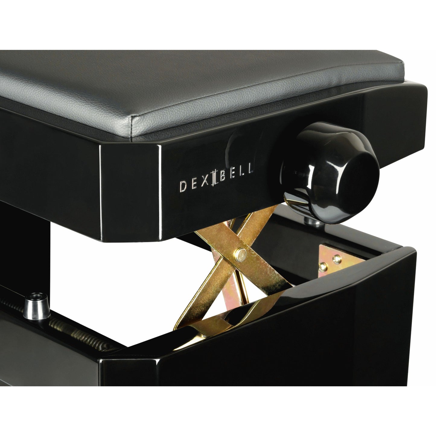 Dexibell Adjustable Wooden Bench Black Polished