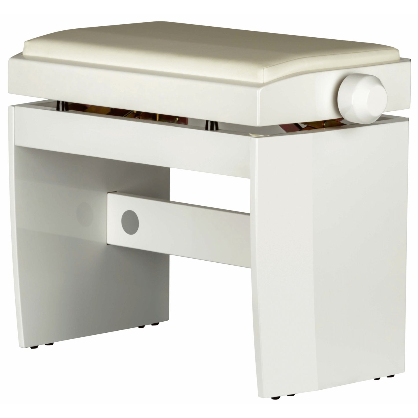 Dexibell Adjustable Wooden Bench White Polished