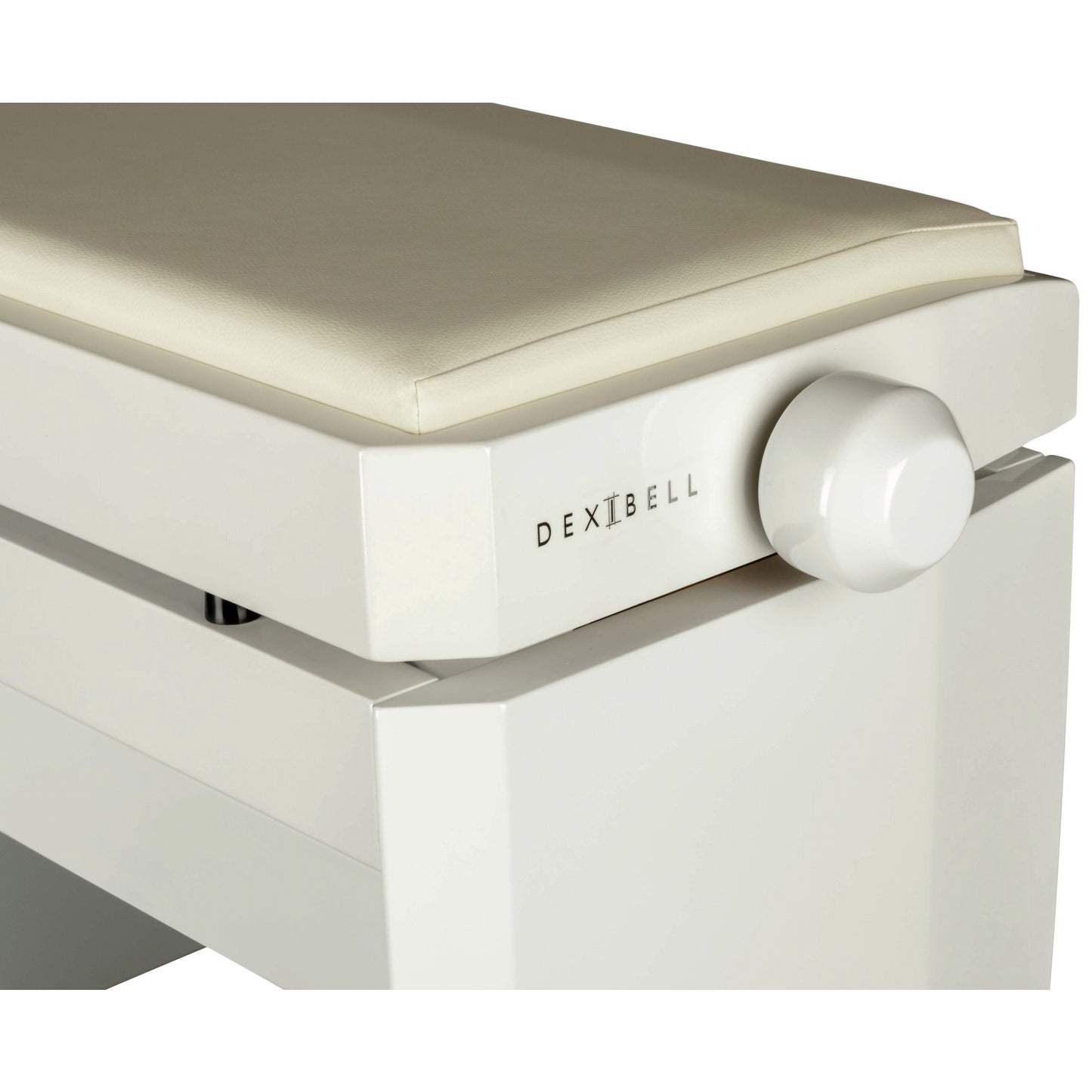 Dexibell Adjustable Wooden Bench White Polished