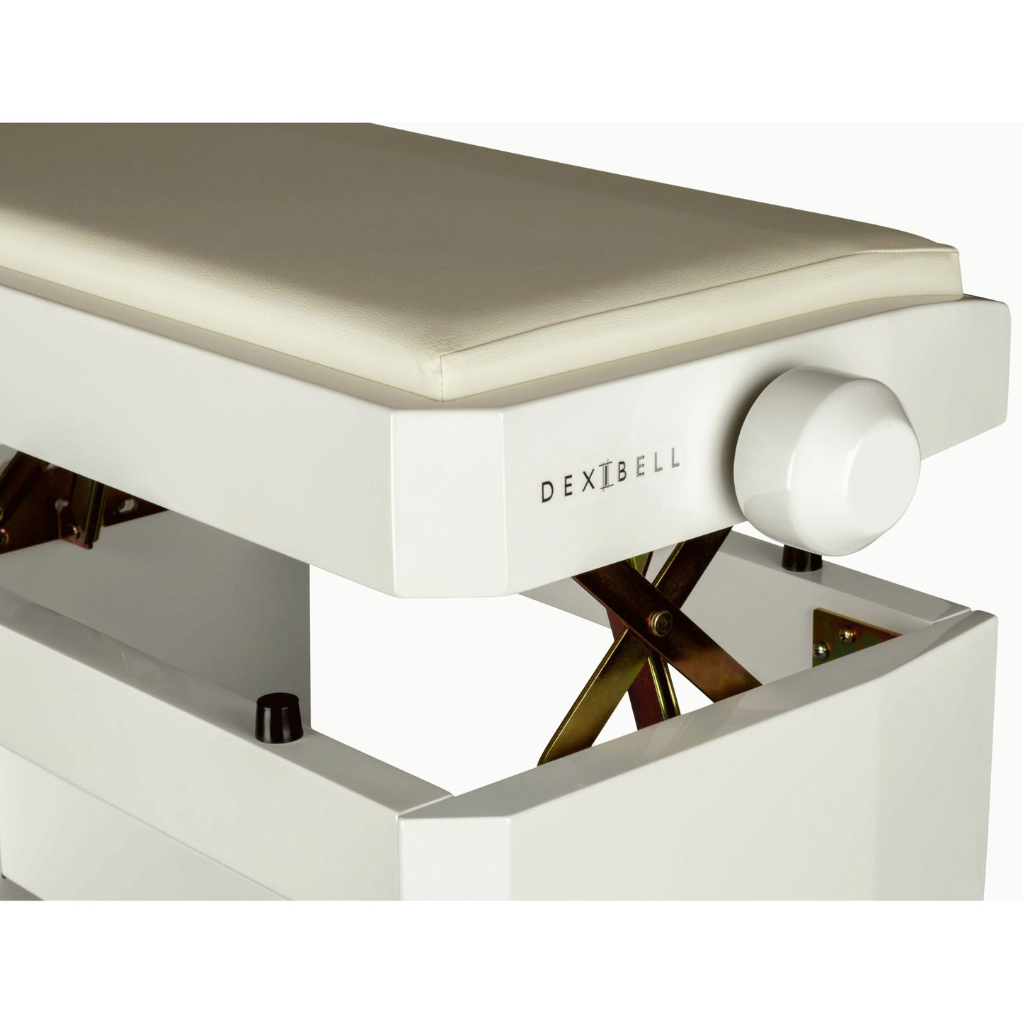 Dexibell Adjustable Wooden Bench White Polished