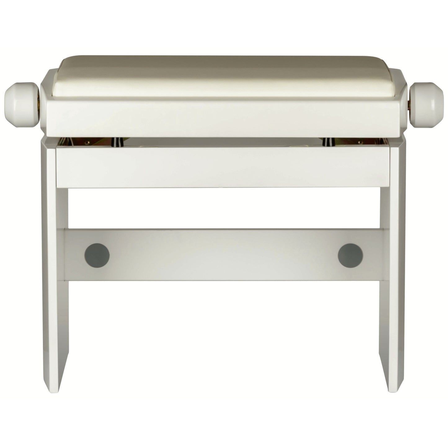 Dexibell Adjustable Wooden Bench White Polished