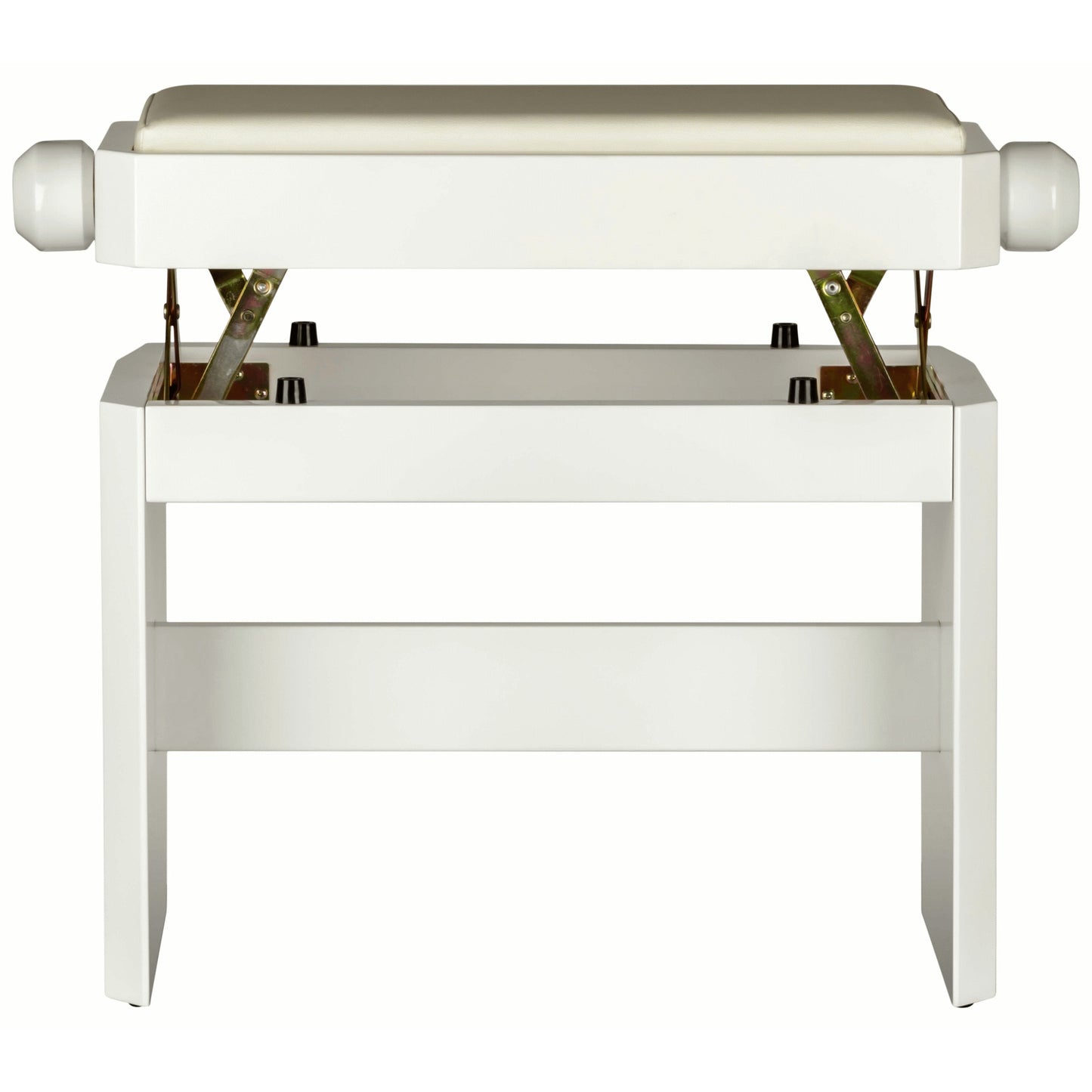 Dexibell Adjustable Wooden Bench White Polished