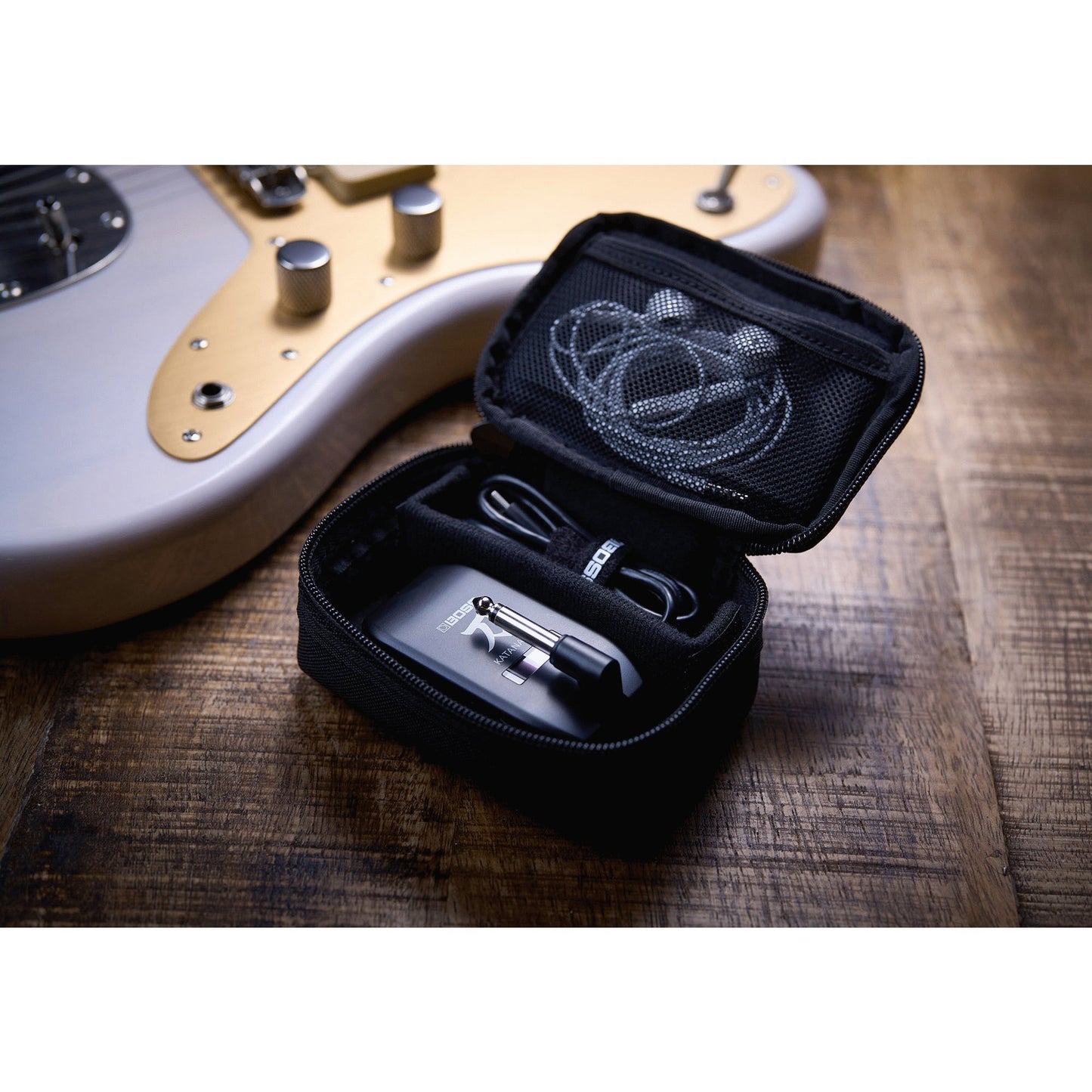 Boss KATANA:GO Personal Headphone Guitar Amplifier with Case Bundle