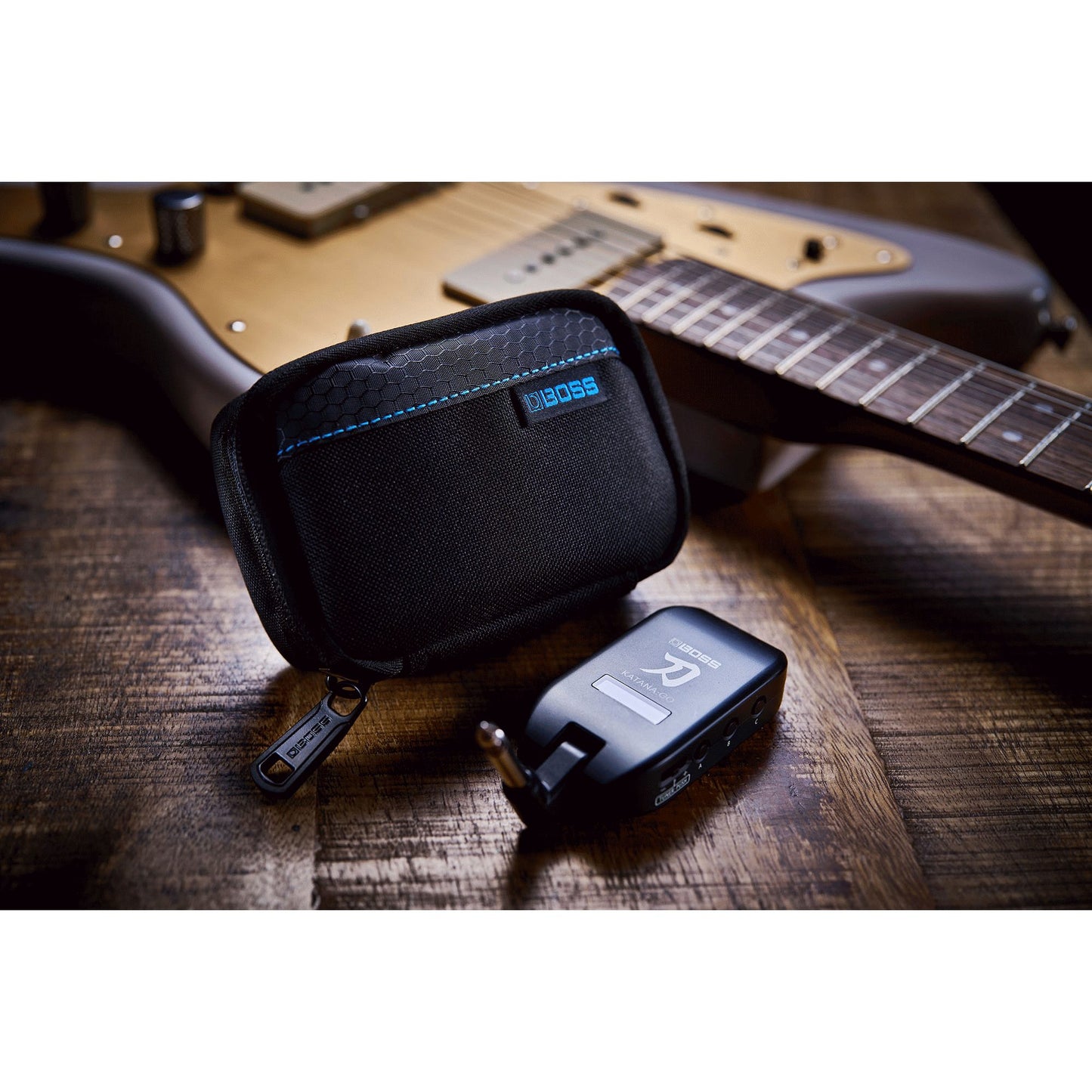 Boss KATANA:GO Personal Headphone Guitar Amplifier with Case Bundle