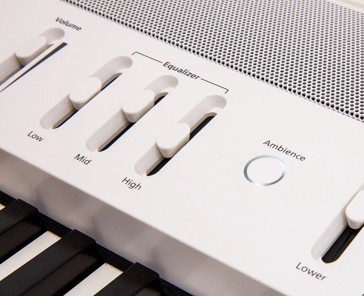 Roland FP60X Portable Digital Piano; White Stand & Bench Bundle