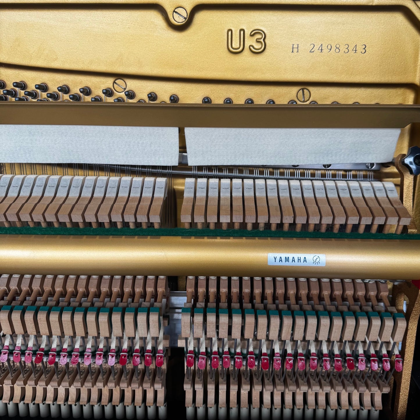 Yamaha U3 Upright Piano in Polished Ebony: Serial No: 2498343 | EU RECONDITIONED 2026