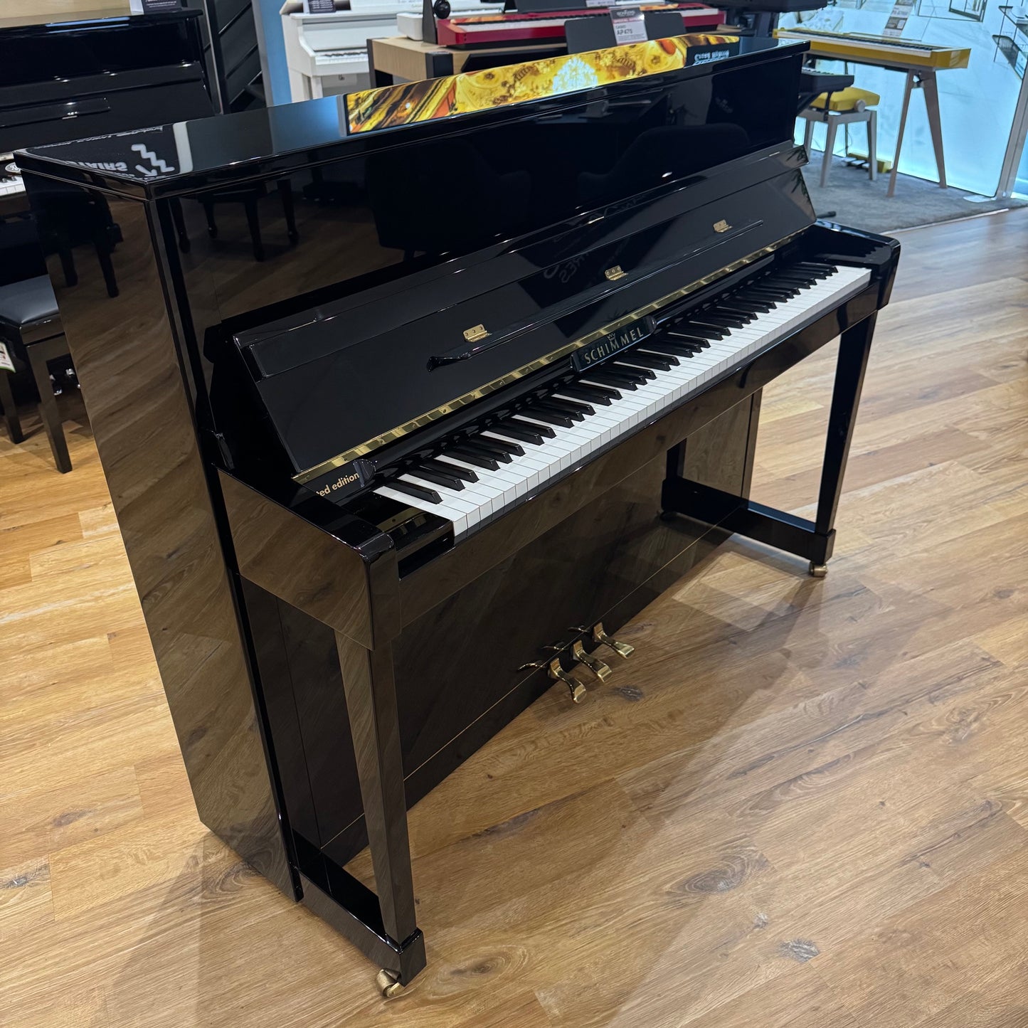 Schimmel 116 Upright Piano In Polished Ebony: Serial No: 340724 | Second Hand