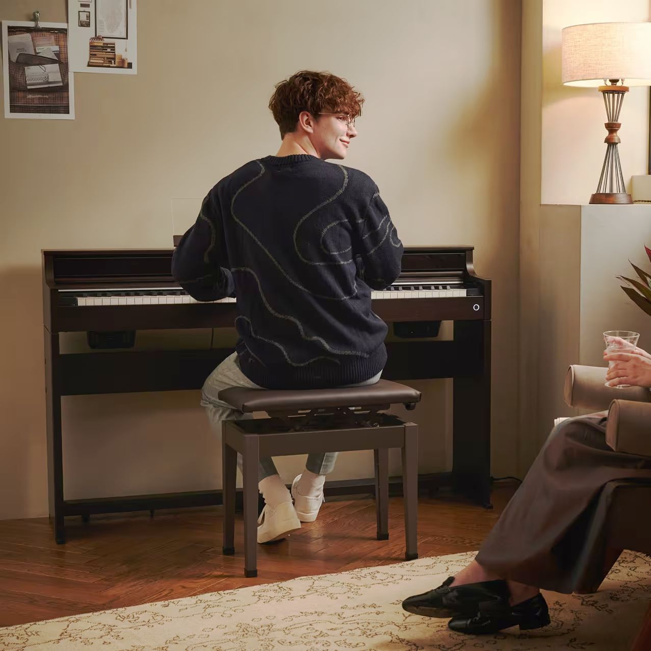 Casio AP-S450 Digital Piano; Brown