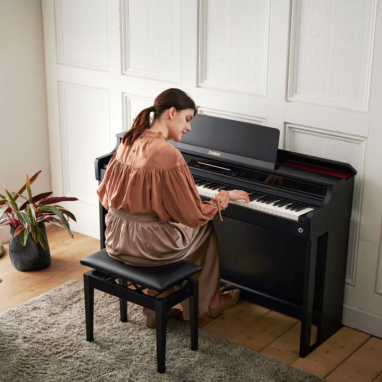 Casio AP550 Digital Piano Value Package; Brown
