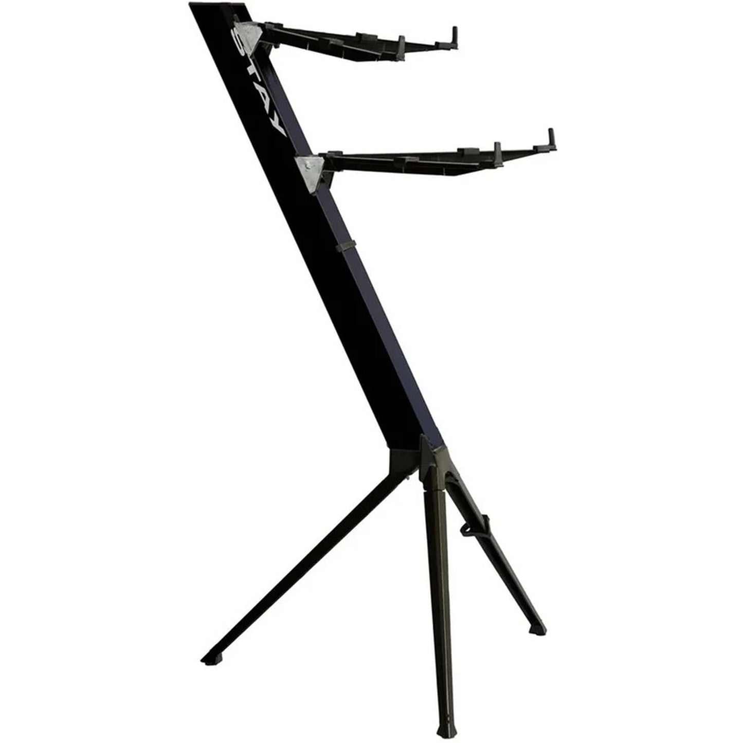 Stay Intruder 02 Double Tier Keyboard Stand; Black