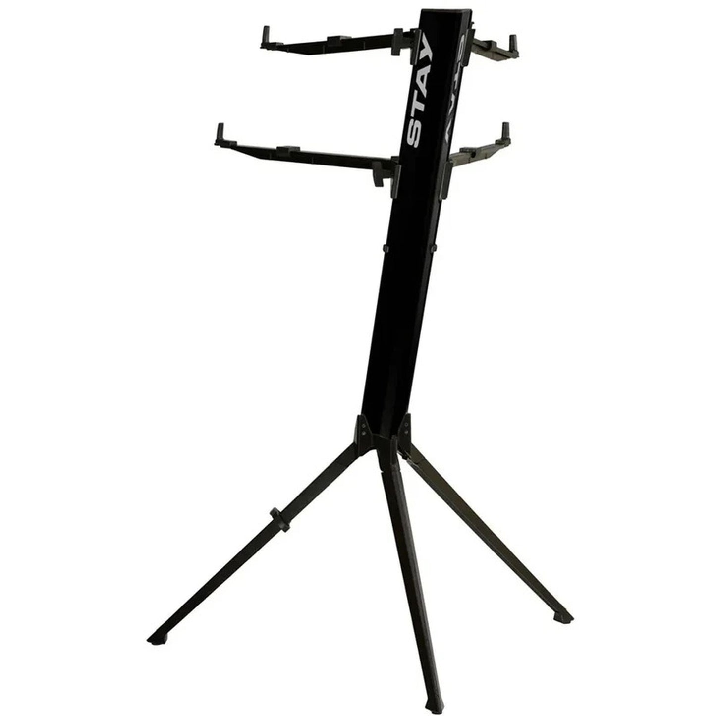 Stay Intruder 02 Double Tier Keyboard Stand; Black