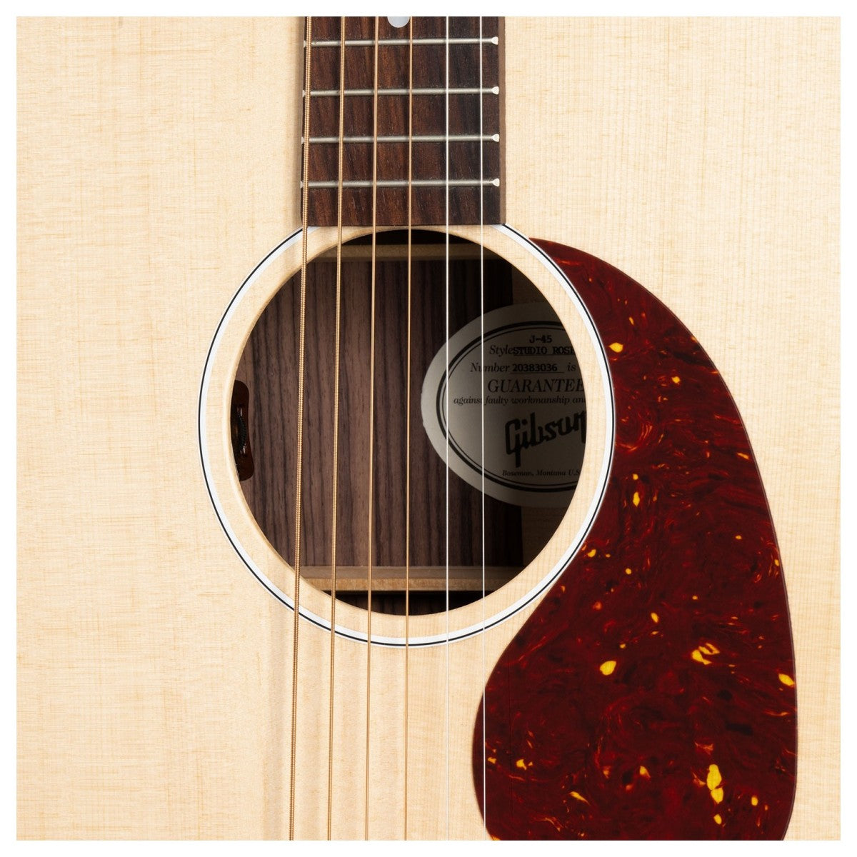 Gibson J-45 Studio Rosewood Acoustic Guitar; Satin Natural