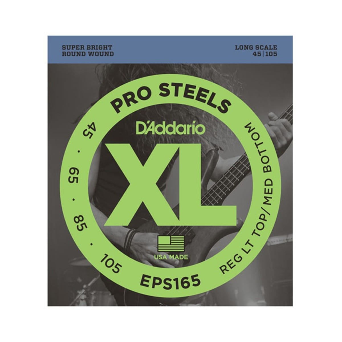 D'addario EPS165 Pro Steel Bass 4 String Set