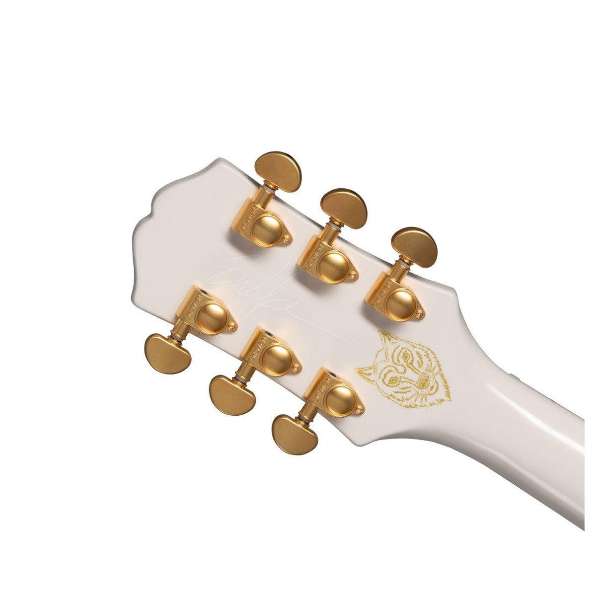 Epiphone Emily Wolfe “White Wolfe” Sheraton (Incl. EpiLite Case), Aged Bone White