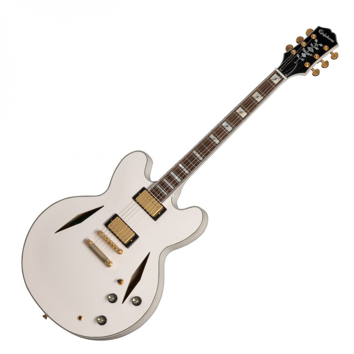 Epiphone Emily Wolfe “White Wolfe” Sheraton (Incl. EpiLite