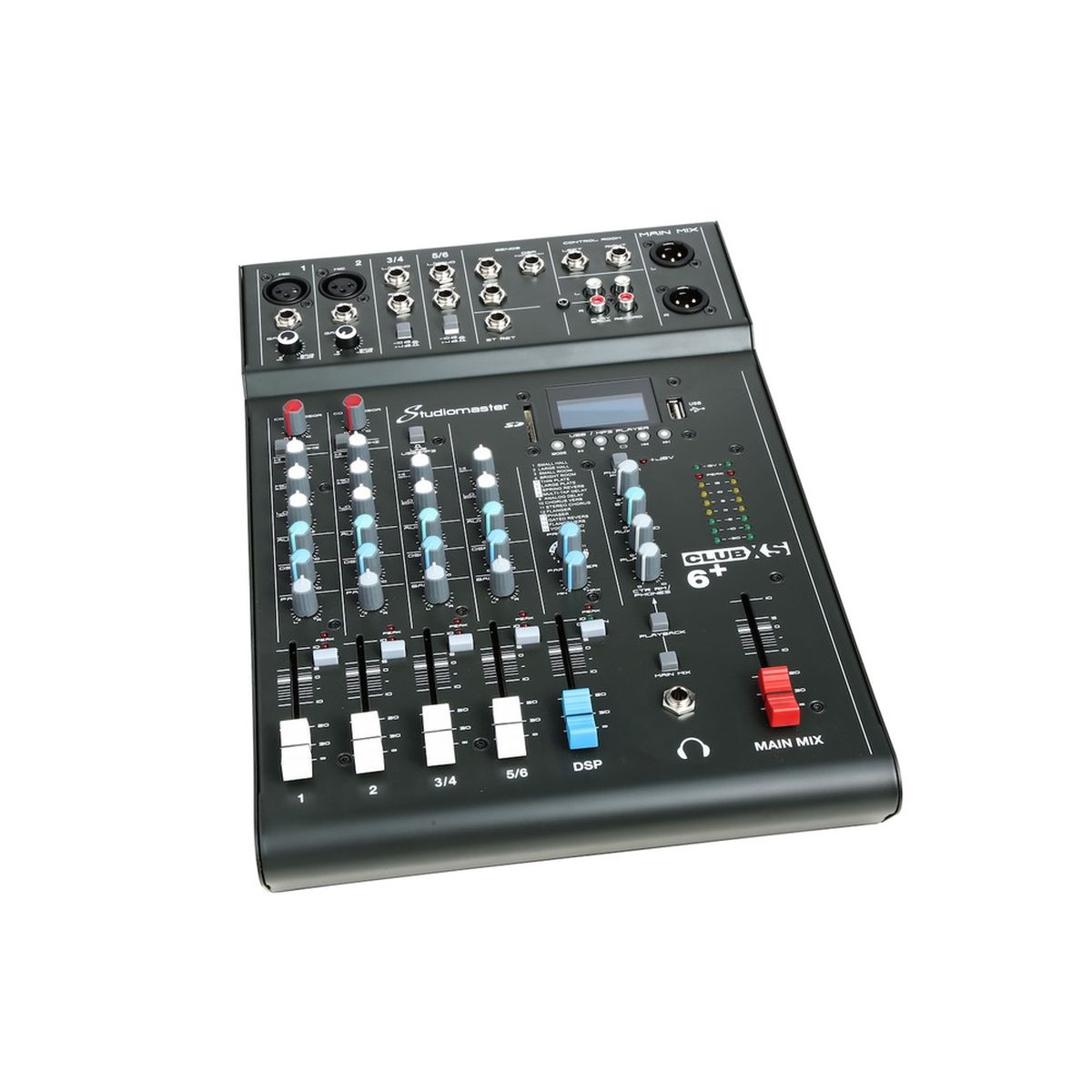 Studiomaster Club XS6+ 6 Channel Mixing Console with Bluetooth & DSP
