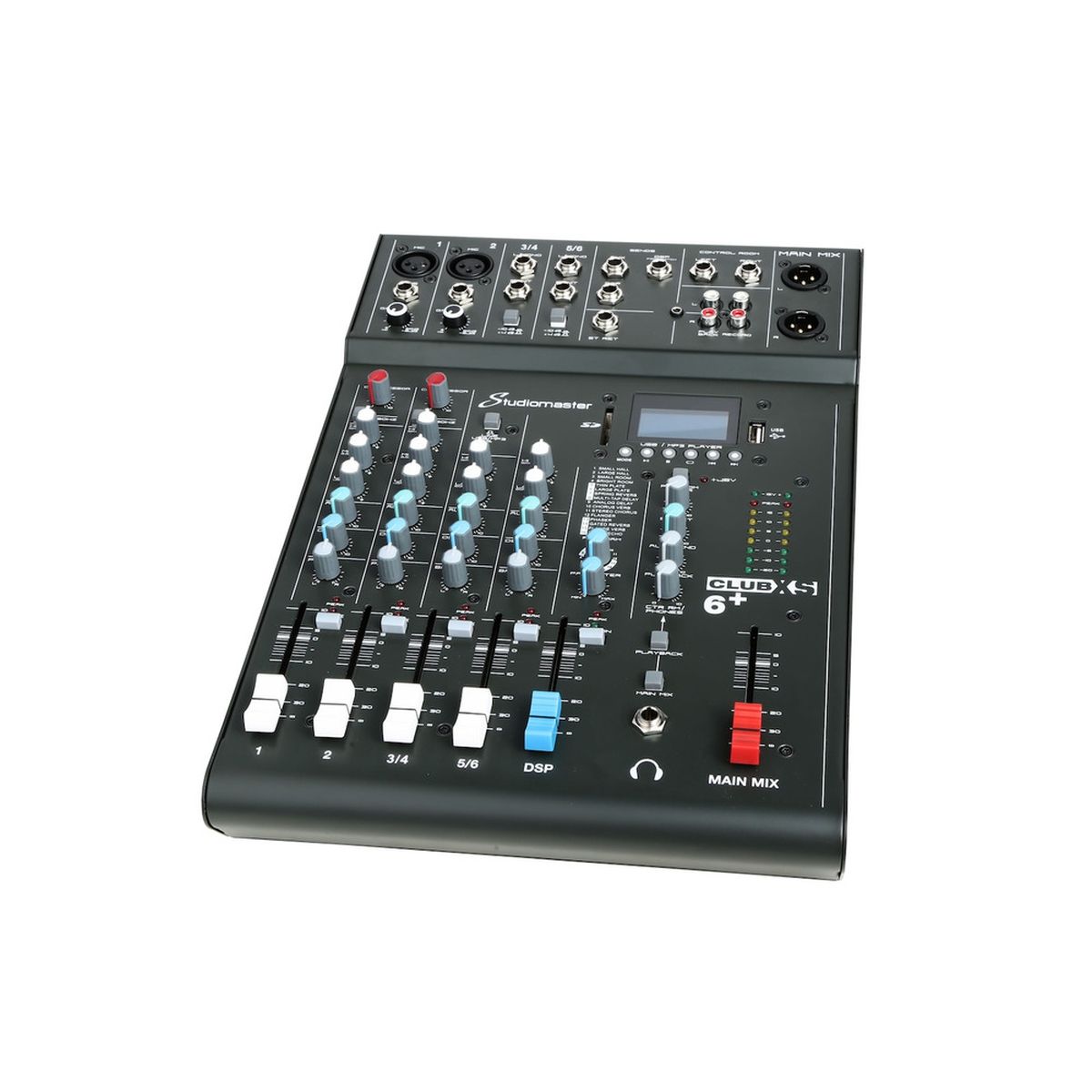 Studiomaster Club XS6+ 6 Channel Mixing Console with Bluetooth & DSP
