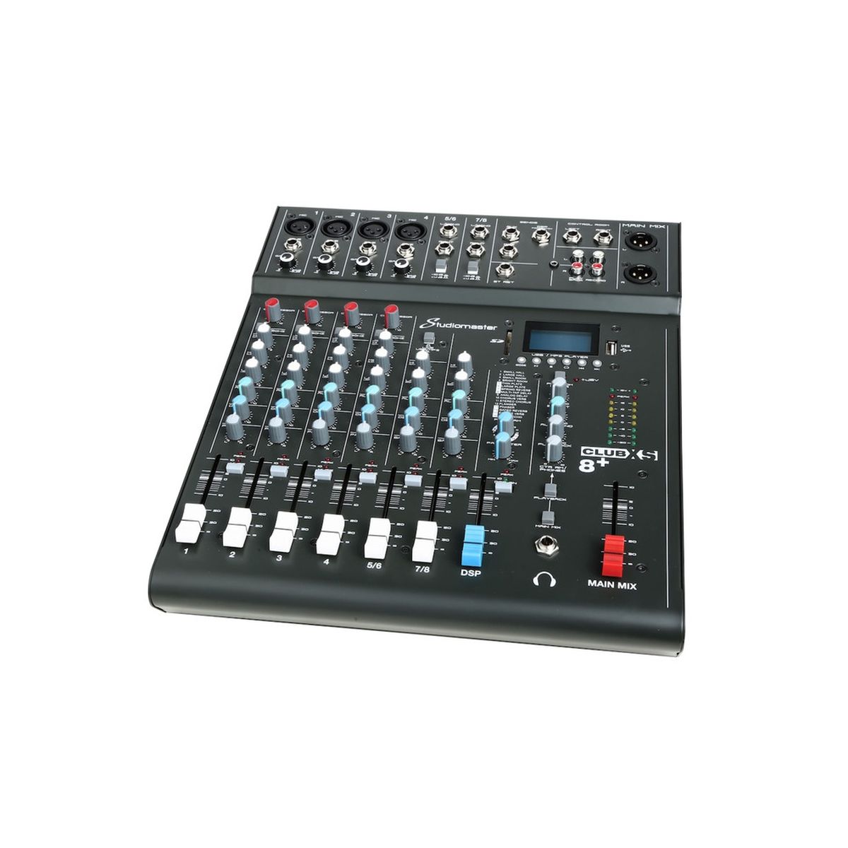 Studiomaster Club XS8+ 8 Channel Mixing Console with Bluetooth & DSP