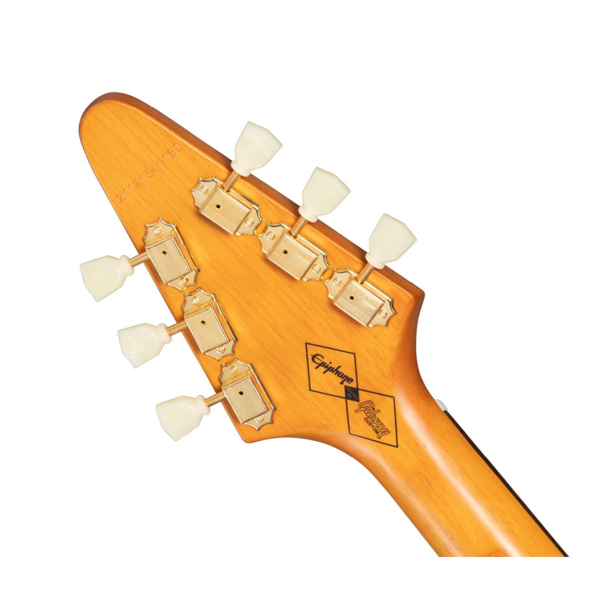 Epiphone 1958 Korina Flying V (White Pickguard; Incl. Hard Case); Aged Natural (Left Handed)