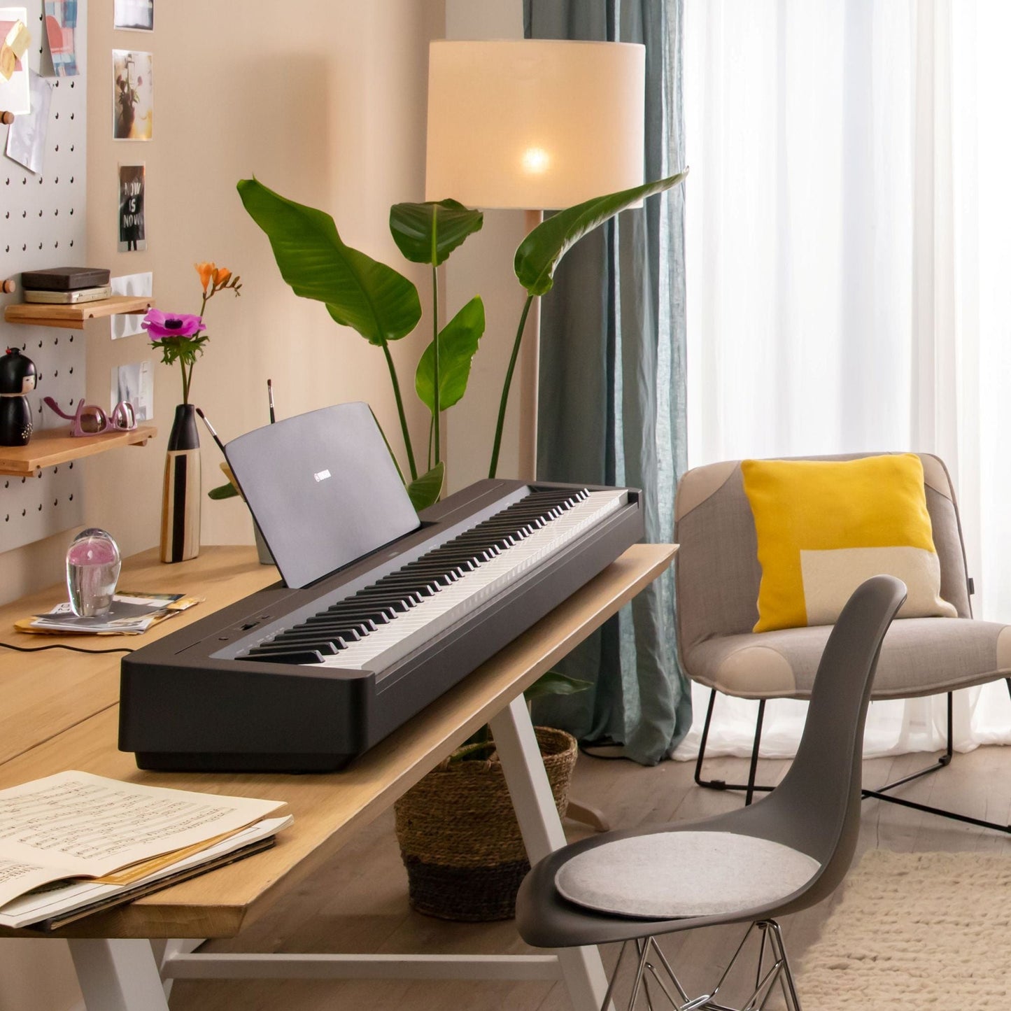 Yamaha P145BT Bluetooth Portable Piano Value Package