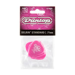 Jim Dunlop DELRIN 500 Plectrums .71MM MED. PINK 12 Pack