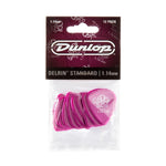Jim Dunlop DELRIN 500 Plectrums 1.14MM MAGENTA 12 Pack
