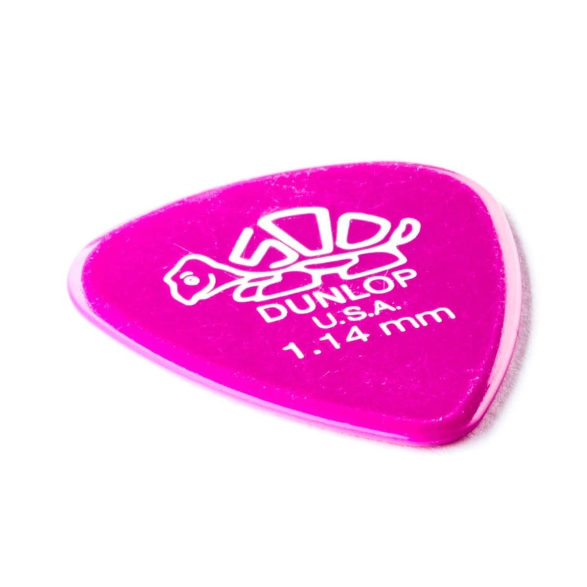Jim Dunlop DELRIN 500 Plectrums 1.14MM MAGENTA 12 Pack