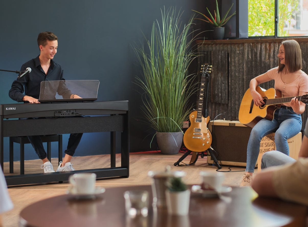 Kawai ES920 Digital Piano; Black Upgraded Package
