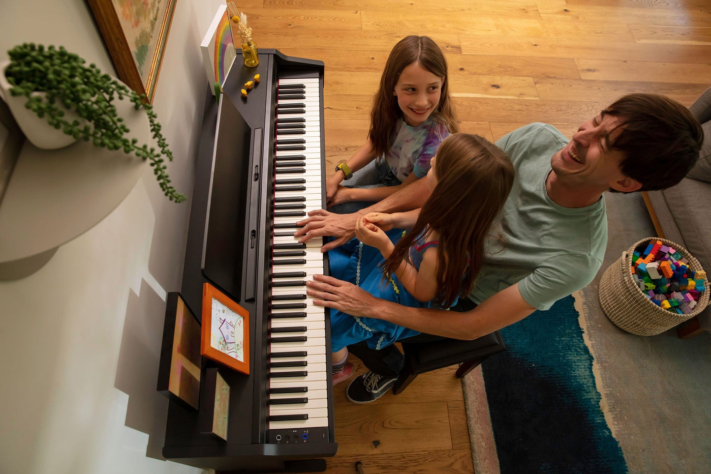Roland RP107 Digital Piano; Black Value Package