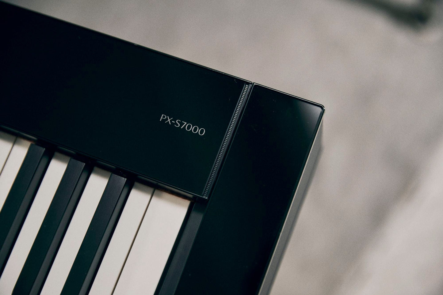 Casio Privia PX-S7000 Digital Piano with Wooden Keys; Black