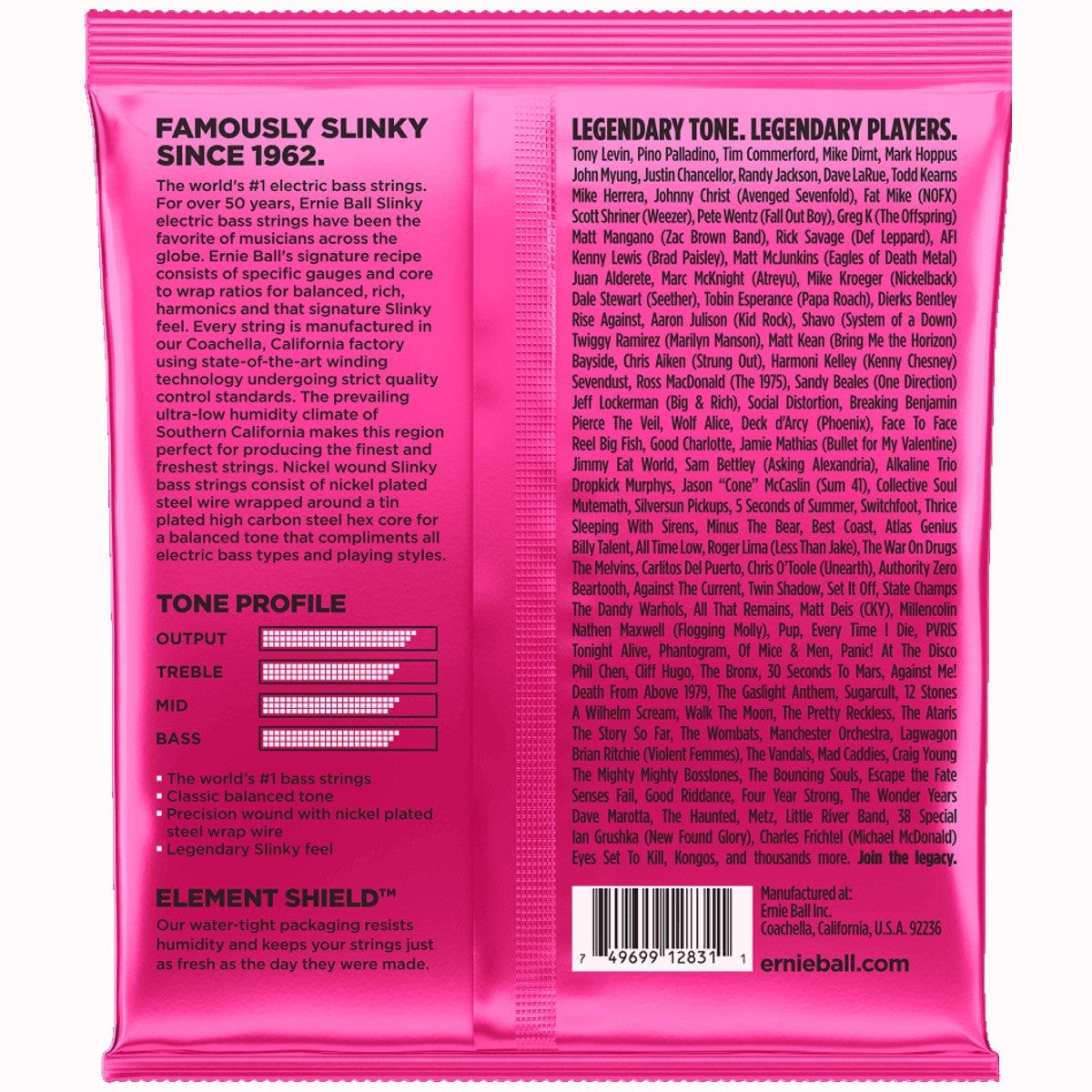 Ernie Ball EB 2834 NKL-BASS Super Slinky
