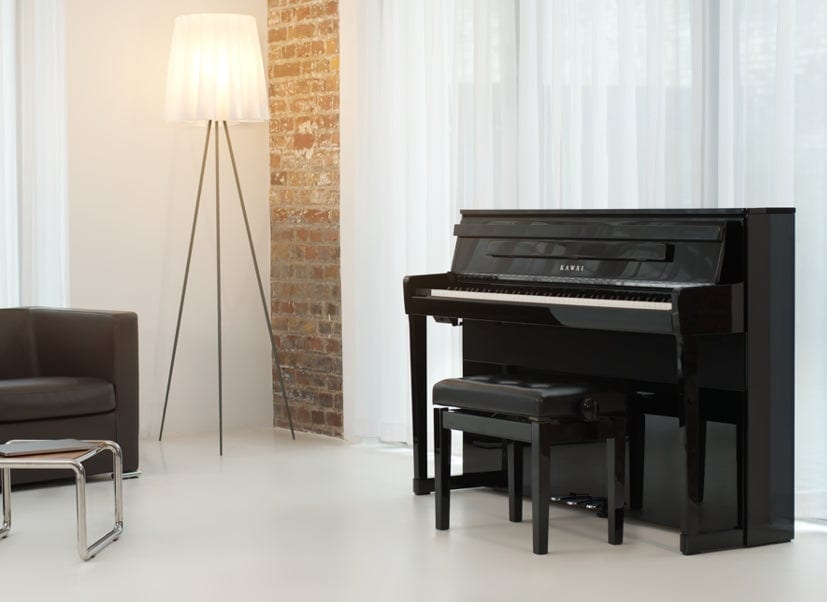 Kawai CA901 Digital Piano Value Package; Polished Ebony