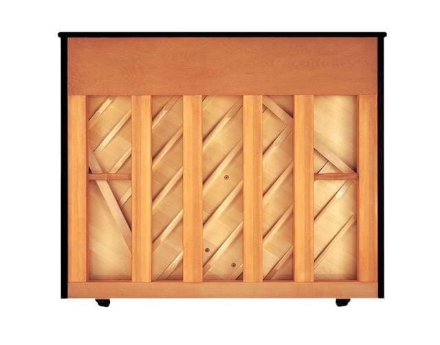 Feurich 115 Premiere Upright Piano; Polished White