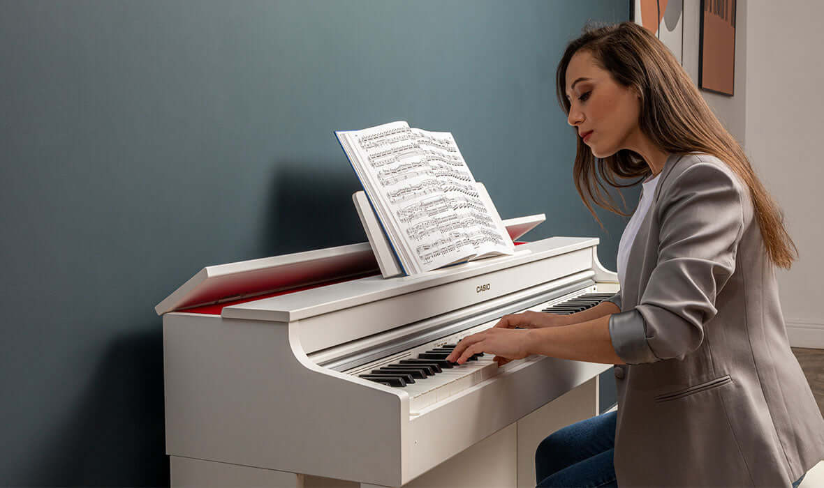 Casio AP470 White Digital Piano Value Package with £40 Cashback Offer