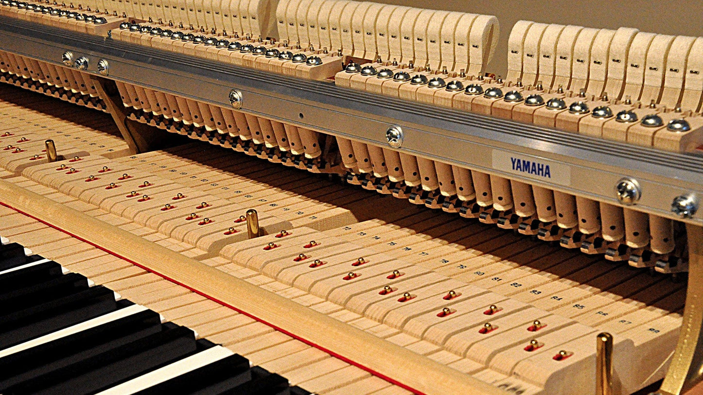 Yamaha GC2 Baby Grand Piano; Polished Ebony