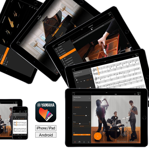 Yamaha Clavinova CSP170 Digital Piano; Black with FREE iPad Offer