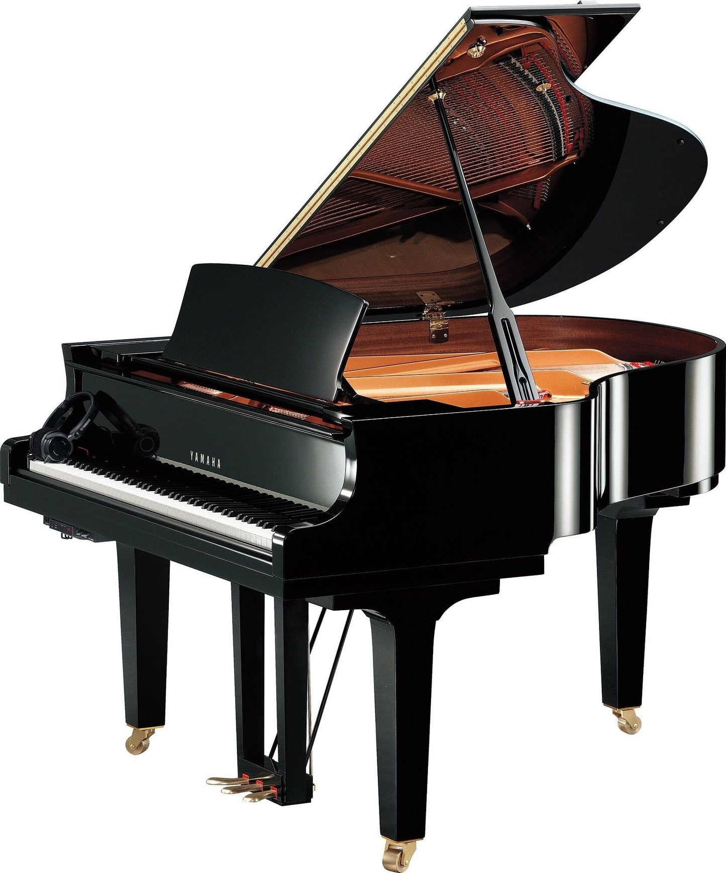 Yamaha C1x SH3 Silent Grand Piano; Polished Ebony